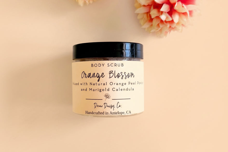 Orange Blossom Body Scrub + Moisturizer