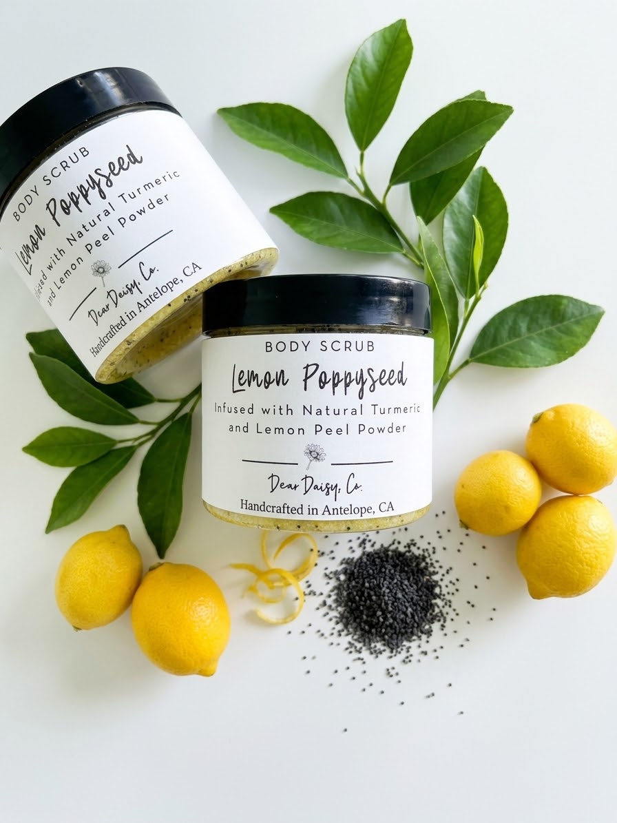 Lemon Poppyseed Body Scrub